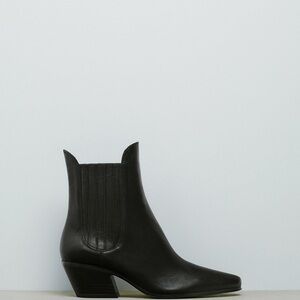 Women’s cowboy split leather ankle boot